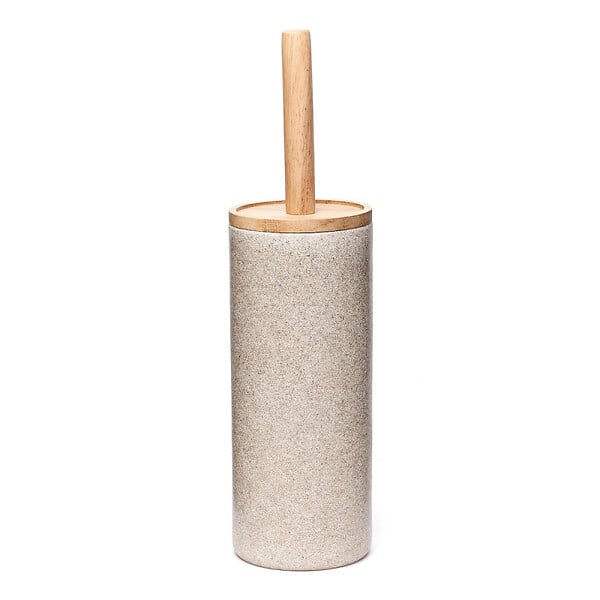 OPTIMA - Poly Brosse de toilette en polyrésine, Sable (POLY37) - large