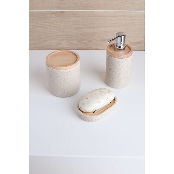 OPTIMA - Poly Brosse de toilette en polyrésine, Sable (POLY37) - large