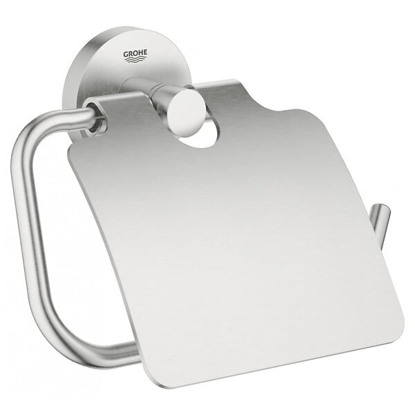 GROHE - Essentials Dérouleur de papier mural, Supersteel (40367DC1) - large