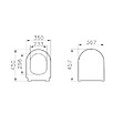 VITRA - Vitra  Integra abattant frein de chute, blanc (131-003-009) - vignette