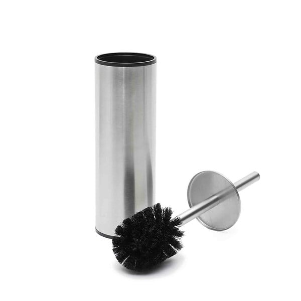 OPTIMA - Brosse WC en acier inoxydable brossé (STETKAMAT) - large