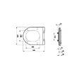 LAUFEN - Pro, Abattant WC, amovible, blanc (H8989650000001) - vignette
