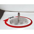 IDEVIT - Abattant WC à fermeture douce Softclose adaptable sur la plupart des cuvettes, blanc (EASY2244) - vignette