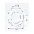 LIVEA - Abattant WC thermoplastique, Blanc (UniversalSeat) - vignette