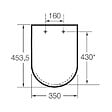 ROCA - Roca The Gap abattant WC SoftClose en Duroplast, surface antibactérienne, blanc (A80147200B) - vignette