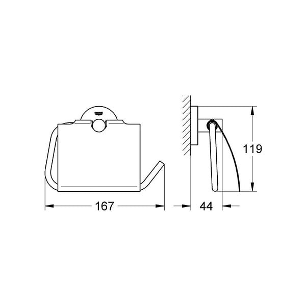 GROHE - Essentials  Porte-papier - large