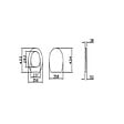 VITRA - Vitra  Normus abattant frein de chute, blanc ( 109-003-909) - vignette