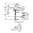 GROHE - Eurosmart Mitigeur monocommande 1/2" bidet Taille S (32929002) - vignette