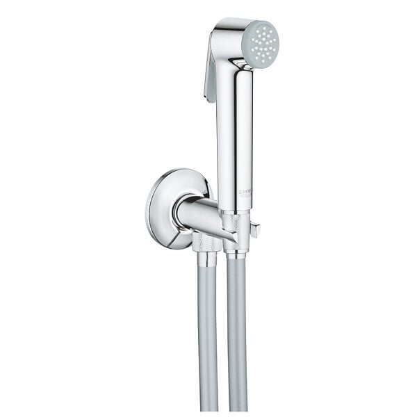 GROHE - Grohe Tempesta-F Trigger Spray 30 Ensemble avec robinet d'arrêt 1 jet, chromé (26358000) - large