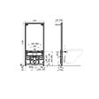 ALCA - Alca Bâti support pour bidet suspendu (A105/1120) - vignette
