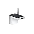 AXOR - AXOR MyEdition- Mitigeur monocommande bidet, avec garniture de vidage chrome/verre noir (47210600) - vignette