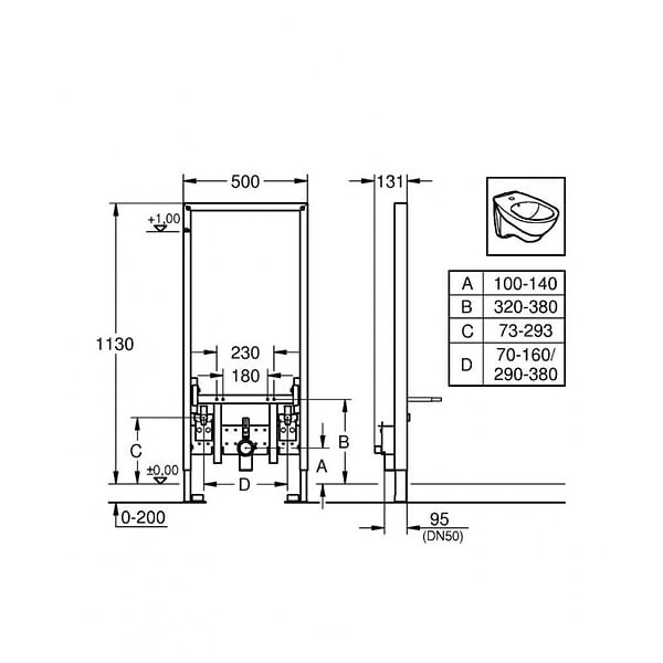 GROHE - Grohe Rapid SL pour bidet (38553001) - large