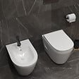 VITRA - Vitra  Integra bidet suspendu et trop-plein, 35,5x54 cm, blanc (7042-003-0288) - vignette
