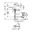 GROHE - Essence Mitigeur monocommande Bidet Taille S, Warm Sunset (32935DA1) - vignette
