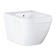 ALCA - Alca Pack Bâti support pour bidet suspendu + Bidet suspendu Grohe, blanc alpin (SetBidetGrohe-1) - vignette
