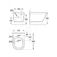 ALCA - Alca Pack Bâti support pour bidet suspendu + Bidet suspendu Grohe, blanc alpin (SetBidetGrohe-1) - vignette