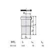 REDI - Redi Manchon de raccordement Ø 90/100 MM pour Rapid SL ou Geberit (VS0564190) - vignette