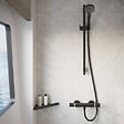 HANSGROHE - Mitigeur thermostatique mural de douche Ecostat Comfort finition noir mat - vignette