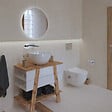 SWISS AQUA TECHNOLOGIES - Meuble de salle de bain sous lavabo Naturel Home 80x73x46 cm, blanc  (HOMEUMDB) - vignette