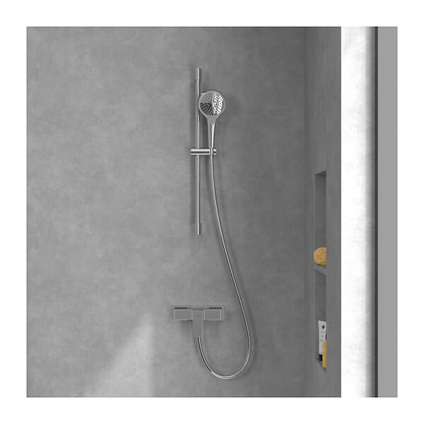 VILLEROY & BOCH - Architectura Square Mitigeur Monocommande de douche  , Chrome (TVS12500100061) - large