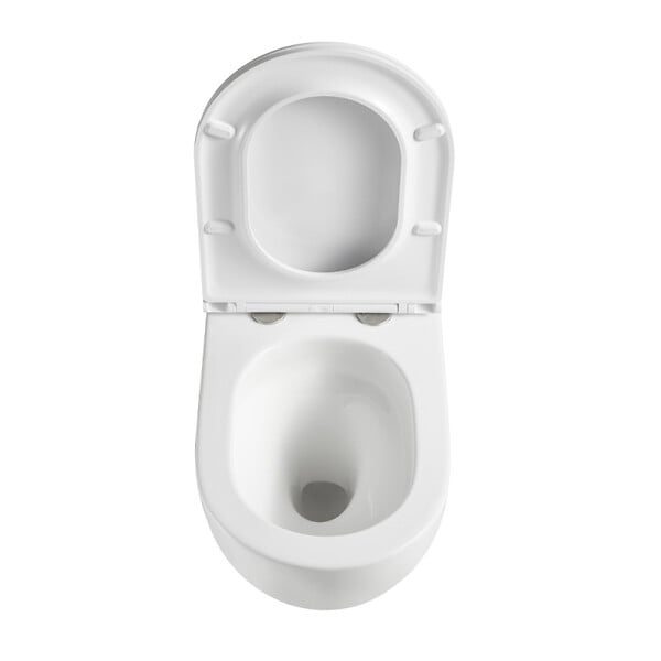 GROHE - Pack WC Bâti autoportant + WC sans bride Vortex SAT Fusion + Abattant softclose + Plaque Chrome - large