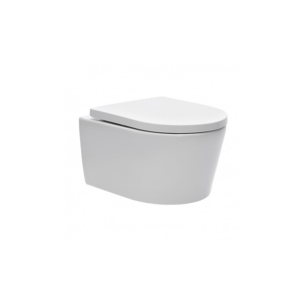 GROHE - Pack WC Rapid SL + cuvette sans bride SAT, fixations cachées + plaque Skate chrome (RapidSL-SATrimless-SP) - large