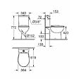 GROHE - Grohe Pack WC Complet Grohe Bau Ceramique (39347000) - vignette