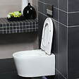 SWISS AQUA TECHNOLOGIES - Pack WC Bâti autoportant Rapid SL + WC SAT sans bride et fixations invisibles + Plaque Noir mat (ProjectSATrimless-KF0) - vignette