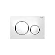 GEBERIT - Pack WC Bati Geberit Duofix UP320 + cuvette Roca sans bride + abattant Soft Close + Plaque de commande Blanche (GebOna-C) - vignette