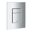 GROHE - Pack WC Bâti autoportant avec Cuvette Porcher rimless + Abattant + Plaque chrome (ProjectPorcher-1) - vignette