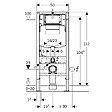 GEBERIT - Pack WC Bati Geberit Duofix UP320 + cuvette Roca sans bride + abattant Soft Close + Plaque Chrome (GebOna-N) - vignette