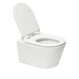 GROHE - Pack WC Bâti autoportant Solido + WC sans bride SAT Brevis + Abattant ultra-fin softclose + Plaque chrome (AUTOPORTANT-BREVIS-1) - vignette