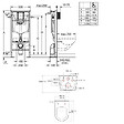 GROHE - Pack WC Bâti autoportant Solido + WC sans bride SAT Brevis + Abattant ultra-fin softclose + Plaque chrome (AUTOPORTANT-BREVIS-1) - vignette