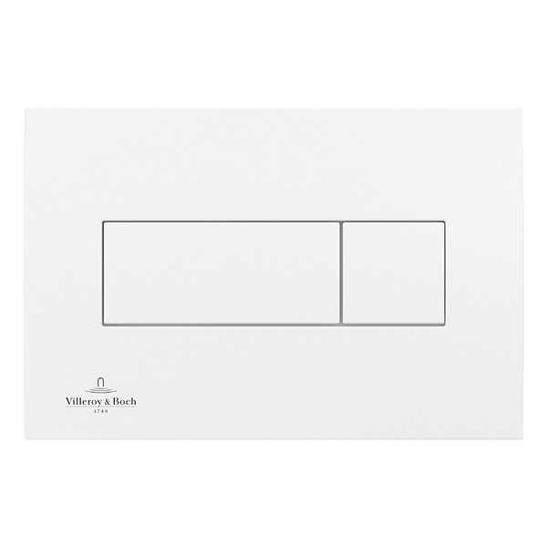 VILLEROY & BOCH - Pack WC Bâti Villeroy & Boch + WC Roca sans bride fixations invisibles + Plaque blanche + Habillage (ViConnectGap-2-sabo) - large