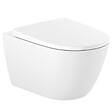 GEBERIT - Pack WC Bati Geberit UP100 + Cuvette Roca Ona sans bride fixations invisibles + Plaque chrome mat (OnaGeb9) - vignette