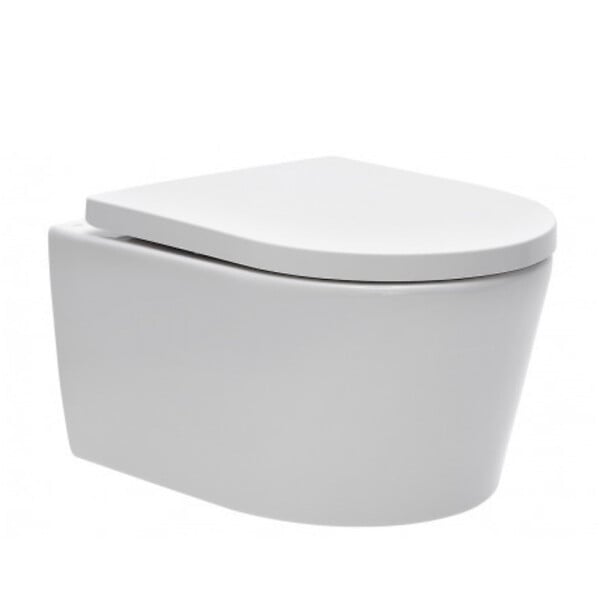GROHE - Pack WC Bâti autoportant Rapid SL + WC SAT sans bride et fixations invisibles + Plaque Noir mat (ProjectSATrimless-KF0) - large