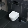 GROHE - Pack WC Bâti autoportant Rapid SL + WC SAT sans bride et fixations invisibles + Plaque Noir mat (ProjectSATrimless-KF0) - vignette