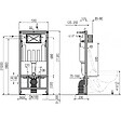SWISS AQUA TECHNOLOGIES - Pack WC Bâti autoportant + WC Ideal Standard Tesi Aquablade sans bride + Plaque Chrome mat (SMART-Tesi-572) - vignette