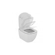 SWISS AQUA TECHNOLOGIES - Pack WC Bâti autoportant + WC Ideal Standard Tesi Aquablade sans bride + Plaque Chrome mat (SMART-Tesi-572) - vignette