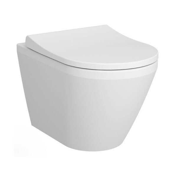 GROHE - Pack WC Bâti Autoportant Rapid SL + WC sans bride Integra + Abattant softclose + Plaque chrome (ProjectIntegraRimless-1-SP) - large