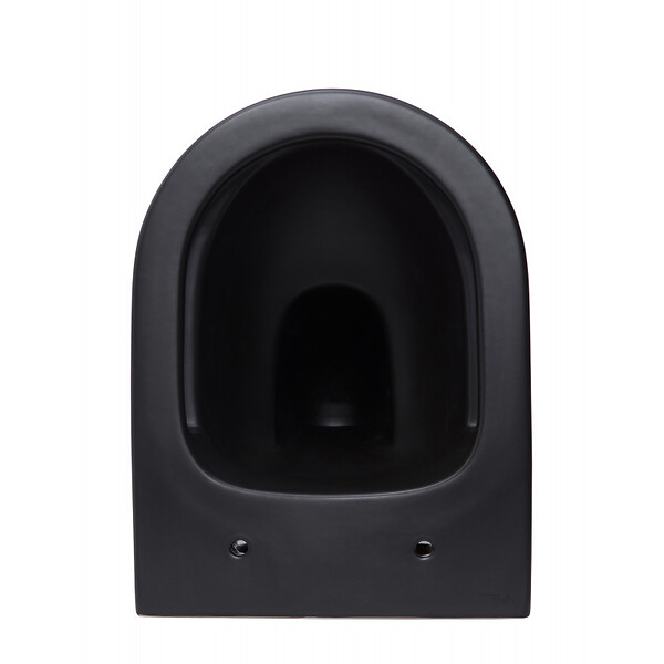 GROHE - Pack WC Bâti autoportant + WC Swiss Aqua Technologies Infinitio noir sans bride + Plaque chrome (ProjectBlackInfinitio-1-SP) - large