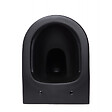 GROHE - Pack WC Bâti autoportant + WC Swiss Aqua Technologies Infinitio noir sans bride + Plaque chrome (ProjectBlackInfinitio-1-SP) - vignette