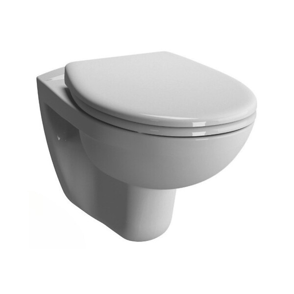 GROHE - Pack WC Bâti Autoportant Rapid SL + WC Vitra Normus sans bride + Abattant softclose + Set habillage + Plaque chrome - large