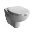 GROHE - Pack WC Bâti Autoportant Rapid SL + WC Vitra Normus sans bride + Abattant softclose + Set habillage + Plaque chrome - vignette