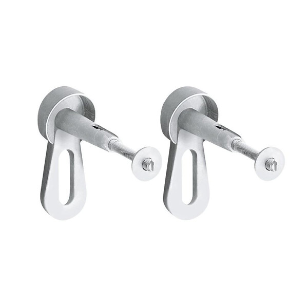 GROHE - Rapid SL Pack Bâti-support + cuvette sans bride + Abattant + Plaque chrome (RAPIDSL-O.NOVO49-1) - large