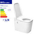 SWISS AQUA TECHNOLOGIES - Swiss Aqua Technologies Ultimax WC hybride avec réservoir intégré et abattant frein de chute (SATOFSHFS3) - vignette