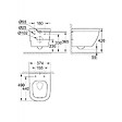 GROHE - Pack WC Euro Ceramic Cuvette Compact Triple Vortex + Rapid SL autoportant NF + plaque chrome (ProjectEuroCompact-1/BP) - vignette