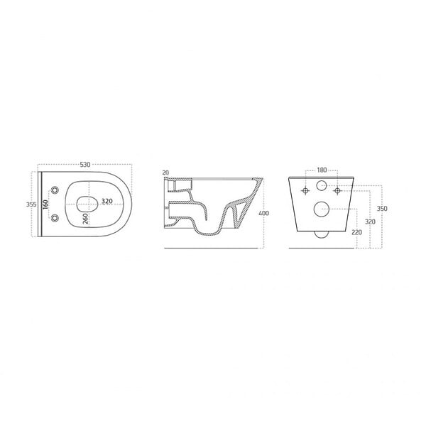 GROHE - Pack WC Bâti-support Rapid SL + WC sans bride Lucco Avva + Abattant softclose + Plaque chrome (RapidSL-Avva-1) - large