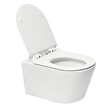 GROHE - Pack WC Bâti Rapid SL + WC sans bride SAT Brevis + Abattant SoftClose + Plaque chrome + Set d'habillage (ARENABREVISSB) - vignette