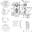 GROHE - Grohe Pack WC Rapid SL + Cuvette sans bride SAT, fixations invisibles + Plaque Chrome (RapidSL082-SATrimless-1) - vignette
